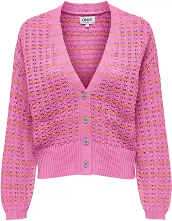 Bol.com ONLY ONLASA LS V-NECK CARDIGAN CC CS KNT Dames Vest - Maat L aanbieding