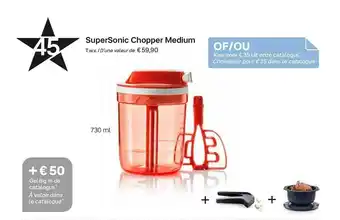 Tupperware SuperSonic Chopper Medium aanbieding