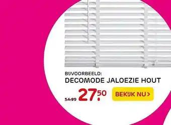 Praxis Decomode Jaloezie Hout aanbieding