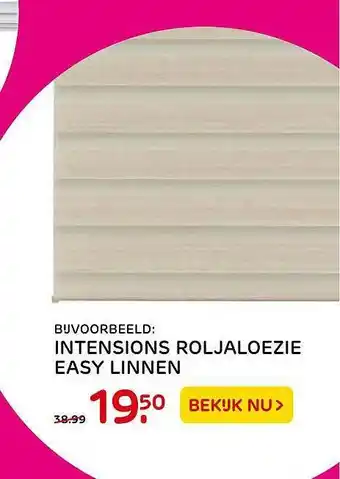 Praxis Intensions Roljaloezie Easy Linnen aanbieding