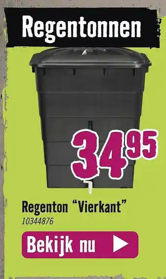 Hornbach Regenton aanbieding