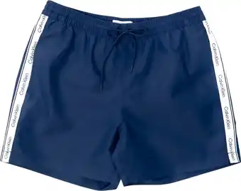 Bol.com Calvin Klein Medium Drawstring Heren Zwembroek - Signature Navy - Maat XL aanbieding