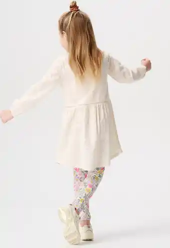 Bol.com Noppies Girls Dress Enigma long sleeve Meisjes Jurk - Whitecap Gray - Maat 98 aanbieding