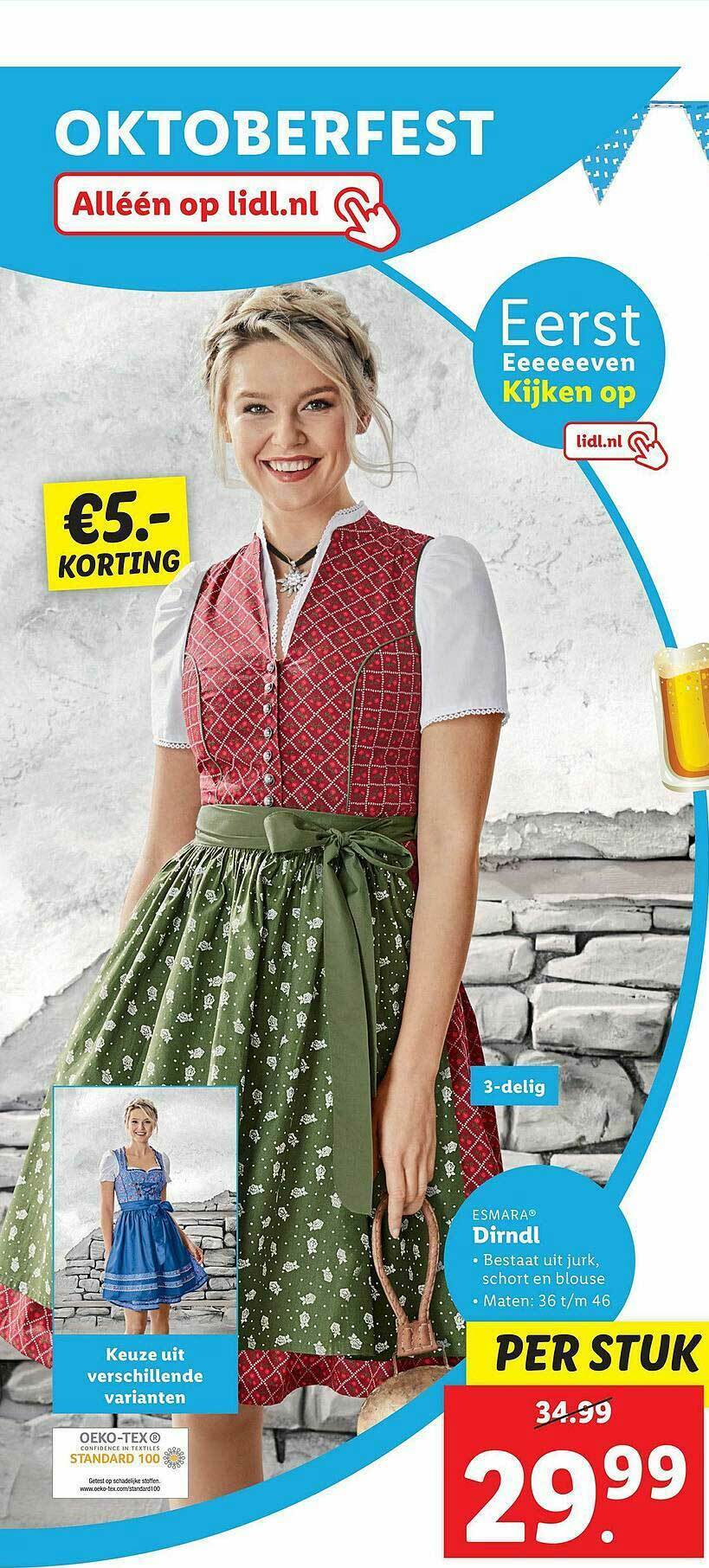 Esmara® Dirndl aanbieding bij Lidl