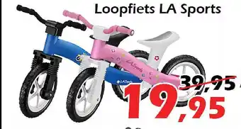 iTEK Loopfiets LA Sports aanbieding