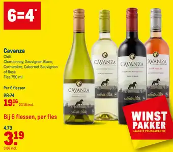 Makro Cavanza 750ml aanbieding