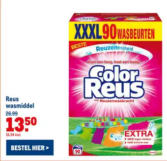 Makro Color Reus wasmiddel aanbieding