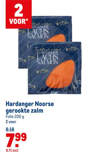 Makro Hardanger Lachs Salmon 2*200g aanbieding