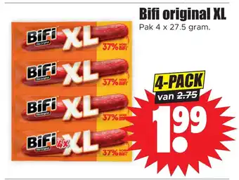 Dirk Bifi original XL  4 x 27.5 gram aanbieding