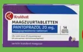 Kruidvat Pantoprazol 20mg 14stuks aanbieding