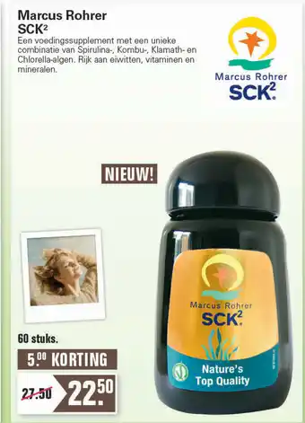 De Online Drogist Marcus Rohrer SCK 60st aanbieding