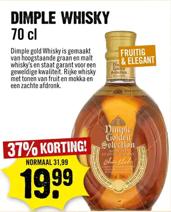 Dirck 3 Dimple whisky aanbieding