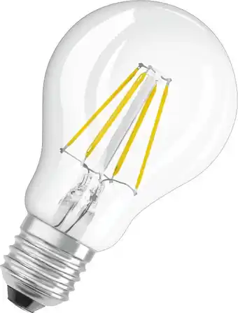 Bol.com OSRAM LED lamp - Classic A 40 - E27 - filament - helder - 4W - 470 Lumen - warm wit - niet dimbaar - 2 stuks aanbieding