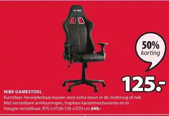 Jysk Gamestoel Nibe aanbieding