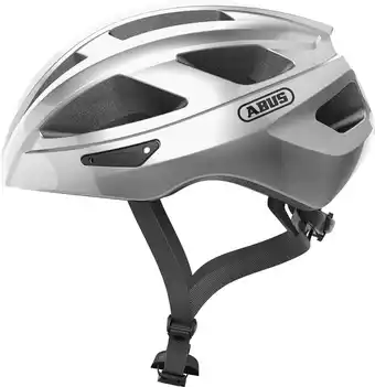 Bol.com Abus Macator racefietshelm - Gleam Silver M aanbieding