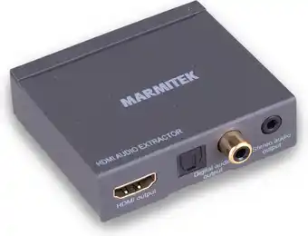 Bol.com Marmitek HDMI audio extractor met ARC - Connect AE14 - 4K - Splits audio van een HDMI signaal aanbieding