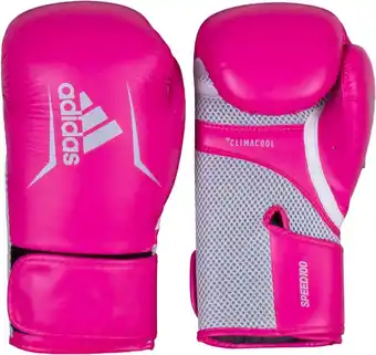 Bol.com Adidas Speed 100 Bokshandschoenen Roze met Zilver - 12 oz aanbieding