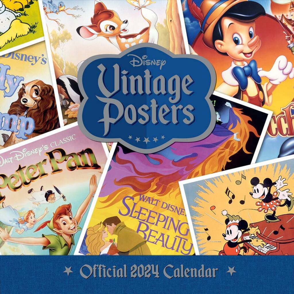 Disney Vintage Posters Kalender 2024 aanbieding bij