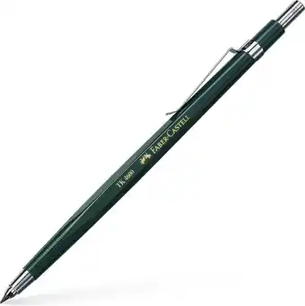 Bol.com Faber-Castell vulpotlood - TK 4600 - HB - 2.0mm - groen - FC-134600 aanbieding