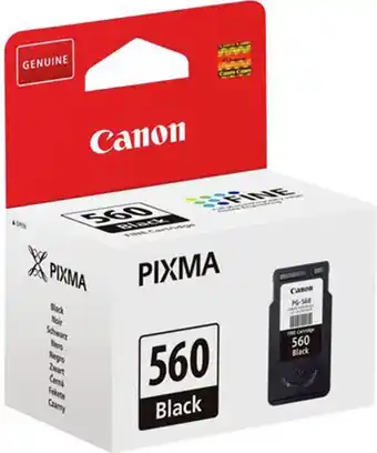 Bol.com Canon pg-560 Inktcartridge - Zwart + Retourzakje aanbieding