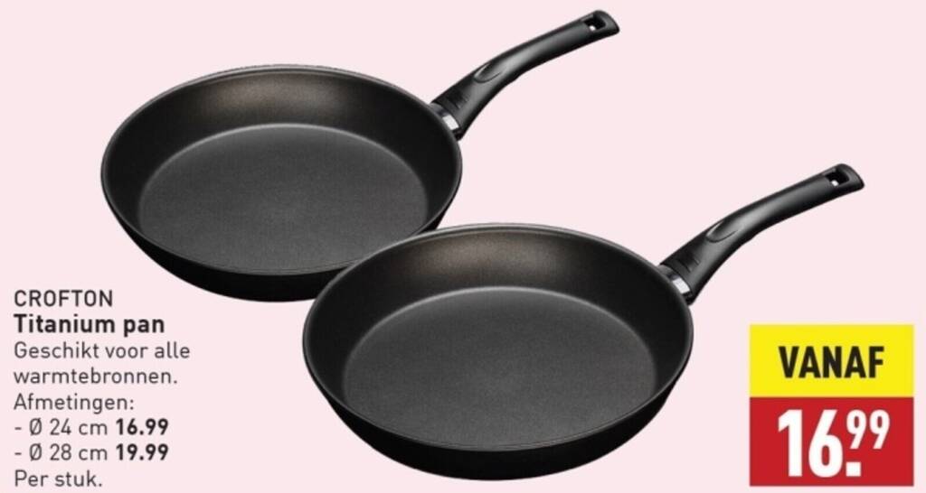 Titanium gehamerde pan Pro met deksel, 24 cm multifunctionele