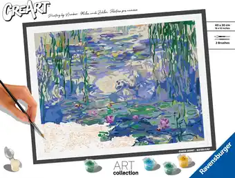 Bol.com Ravensburger Waterlilies (Monet) - Schilderen op nummer voor volwassenen aanbieding