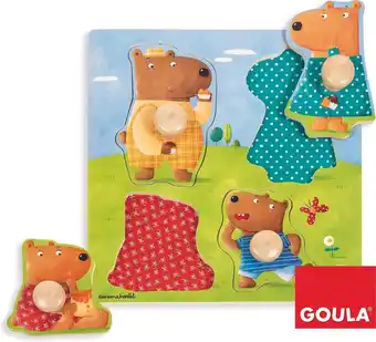 Bol.com Goula Berenfamilie puzzel - 4 stukjes aanbieding