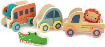 Bol.com Fisher Price Voertuigenset Hout, Set van 3 aanbieding