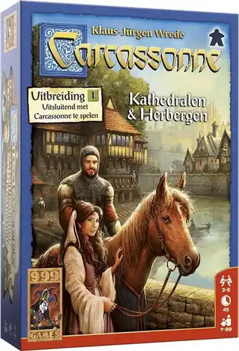 Bol.com Carcassonne: Kathedralen & Herbergen Uitbreiding Bordspel aanbieding