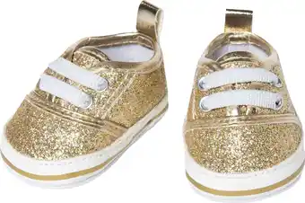 Bol.com Heless Poppenschoenen Junior 38-45 Cm Goud/wit aanbieding