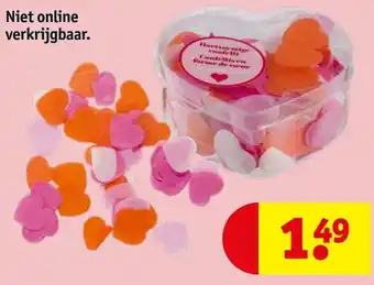 Kruidvat Hartjes confetti aanbieding