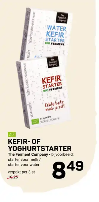 Ekoplaza Kefir-of Yoghurtstarter aanbieding