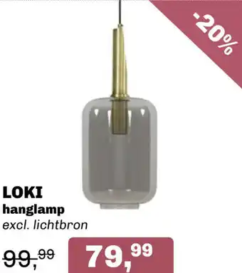 Trendhopper Loki hanglamp aanbieding