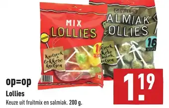 ALDI Lollies 200g aanbieding