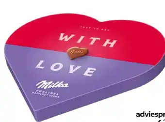 Trekpleister I love milka 165 gram aanbieding