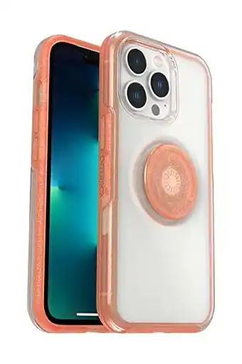 Amazon OtterBox Otter+Pop-hoesje voor iPhone 13 Pro, schokbestendig, valbestendig, beschermhoes met PopSockets PopGrip, 3x getest vo aanbieding