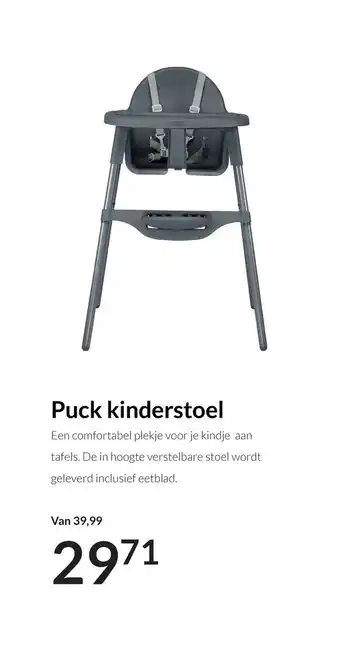 Babypark Puck kinderstoel aanbieding