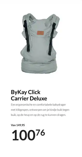 Babypark ByKay Click Carrier Deluxe aanbieding