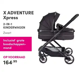 Baby & Tiener X ADVENTURE Xpress 2-IN-1 KINDERWAGEN aanbieding