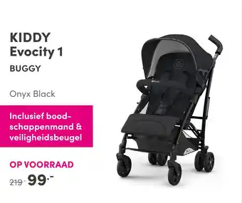 Baby & Tiener KIDDY Evocity 1 BUGGY Onyx Black aanbieding