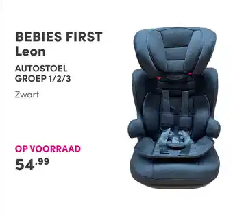 Baby & Tiener BEBIES FIRST Leon AUTOSTOEL GROEP 1/2/3 aanbieding