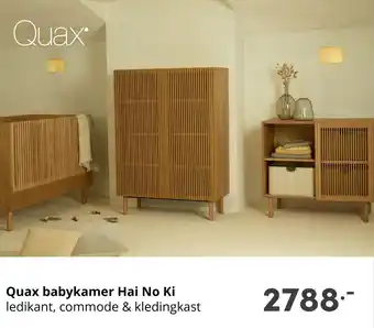 Baby & Tiener Quax babykamer Hai No Ki ledikant, commode & kledingkast aanbieding