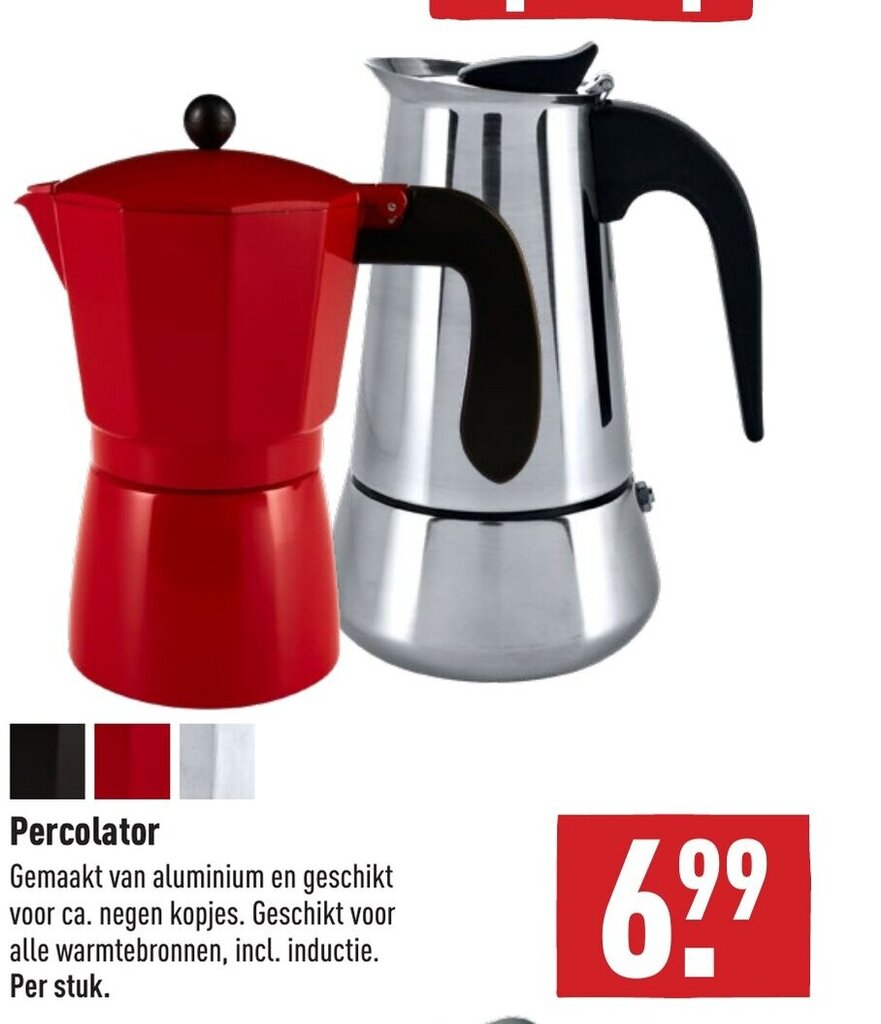 Percolator aanbieding bij ALDI
