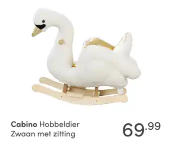 Baby & Tiener Cabino Hobbeldier Zwaan met zitting aanbieding