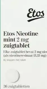 Etos Etos Nicotine 2 mg Mint 36 aanbieding