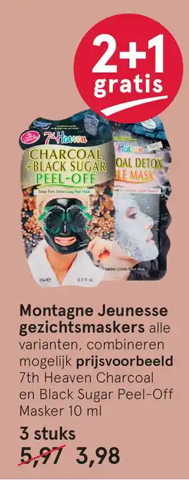 Etos Montagne Jeunesse gezichtsmaskers alle aanbieding