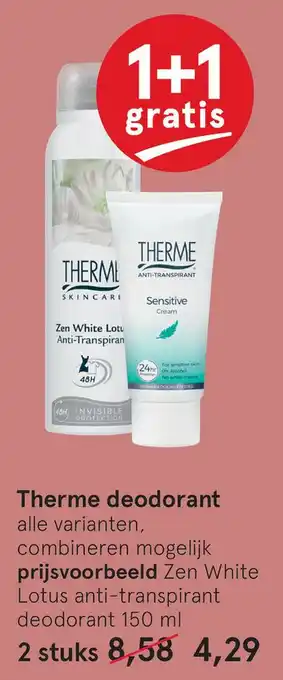 Etos Therme deodorant aanbieding