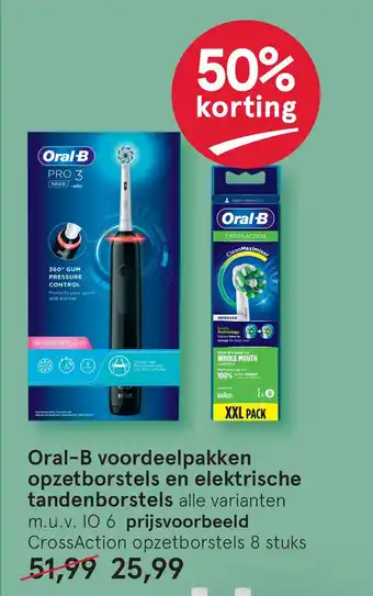 Etos Oral-B voordeelpakken opzetborstels en elektrische tandenborstels alle yarjanten aanbieding