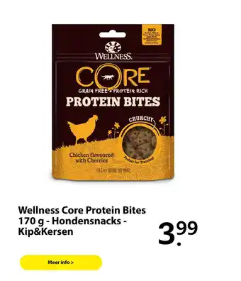 Boerenbond Wellness Core Protein Bites 170 g - Hondensnacks - Kip&Kersen aanbieding