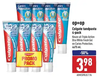 ALDI Colgate tandpasta 4-pack 4 x 75ml aanbieding